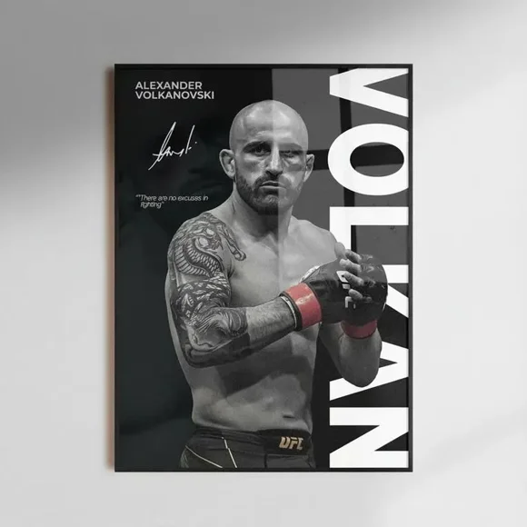 Cuadro Alexander Volkanovski UFC MMA III Con Marco