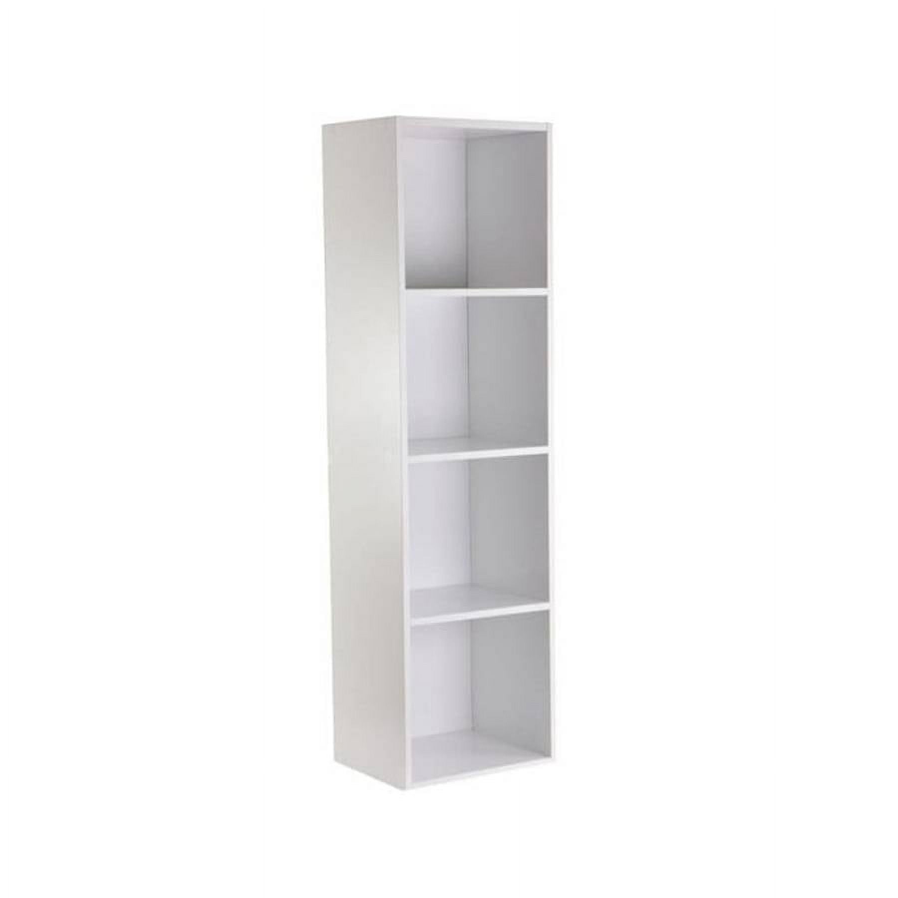 Moad - Librero 4 Espacios Blanco