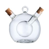 Bothyi - Botella De Vidrio Para Aceite Y Vinagre, Botella De Salsa Transparente, Botella De Aceite De Vidrio Para Cocinar