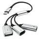 thumbnail image 1 of Adaptador divisor USB C TimoVo USB-C macho a 2 USB-C hembra y 1 USB-A hembra, 1 of 3