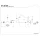 thumbnail image 3 of Grifo de cocina Kingston Brass Heirloom de puente para montaje en pared, 3 of 3