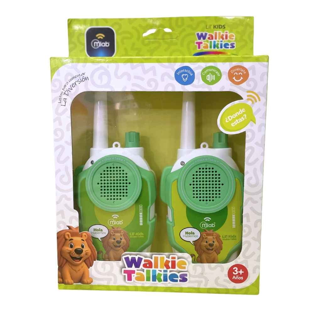 Kit 2 Radio Transmisor Walkie Talkie Niños Mlab Lil Kids
