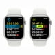 thumbnail image 5 of Apple Watch Serie 8 (GPS) Caja Silver aluminio 45mm con correa sport Blanco - M/L, 5 of 6