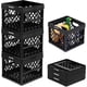 thumbnail image 1 of Caja de almacenamiento CleverMade CleverCrates, 25 L, obsidiana, paquete de 3, 1 of 9
