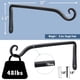 thumbnail image 2 of Soporte de pared para colgar plantas FEED GARDEN, 25 cm, 2 unidades, negro, 2 of 7