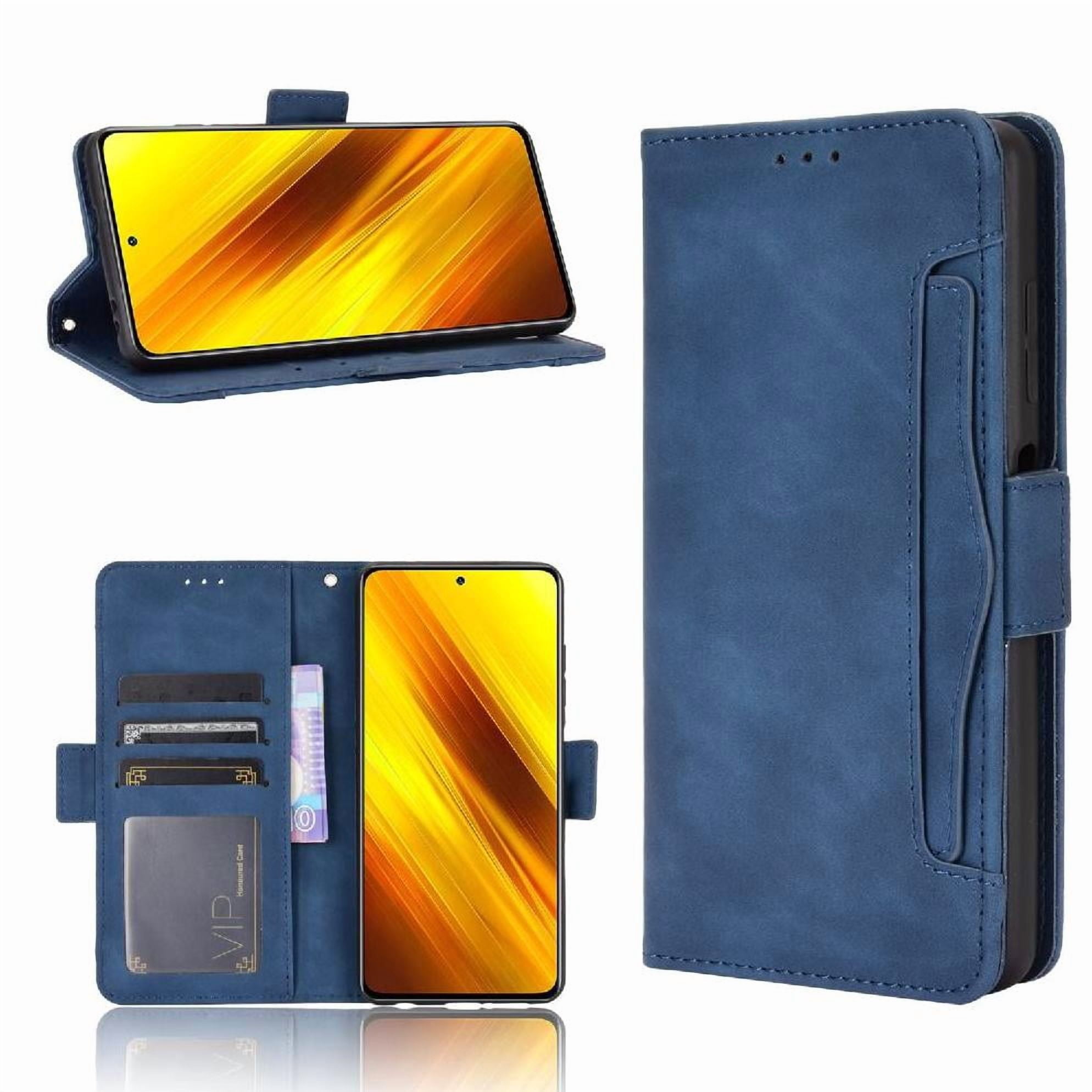 Foxdock - Funda Cartera Magnética Para Xiaomi Poco X3 Nfc- Tarjetero Desmontable, Cuero Pu, Soporte