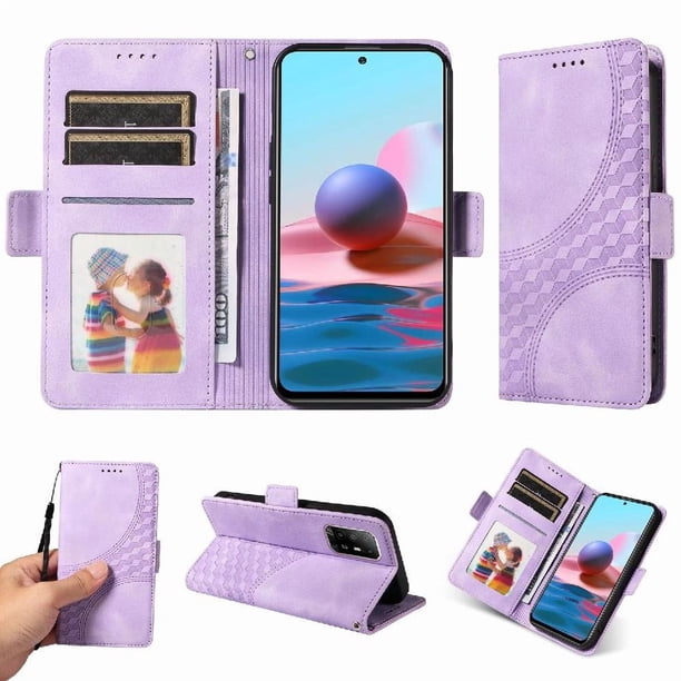 Carcasa FOXDOCK OPPO Reno 6Z 5G de cuero PU, diseño acolchado clásico, protección contra caídas y rayones