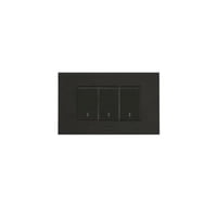 Art Dna - Interruptor Triple 9/32 10A Grafito C3-P06