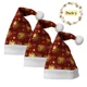 thumbnail image 1 of Pack 3 Gorros Viejo Pascuero Premium Navidad Festividad Diseños Varios, 1 of 4