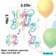thumbnail image 2 of Adorno para pastel sodasos 24 uds Brillo arcoíris ¡Feliz cumpleaños!, 2 of 7