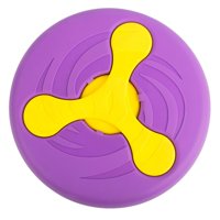 Total Click - Juguete Frisbee 2 En 1 Para Mascotas Aire Libre
