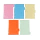 thumbnail image 1 of 5 piezas a5 kraft tabbed paper planner notebook divider index page multicolor, 1 of 5