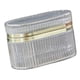 thumbnail image 1 of Joyero De Cristal En Relieve Para Decoración, Estuche Para Pulseras, Brazaletes Y Dijes, Color Gris Espacial, 1 of 3
