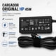 thumbnail image 2 of Cargador Hp Punta Azul Original 45w 19.5v 2.31a 4.5x3.0mm  45w 2.31a, 2 of 5