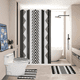 thumbnail image 2 of Set Juego De Baño Con Cortina Cubre Inodoro 4 Piezas, 2 of 4