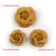 thumbnail image 1 of Xiao Hua Castaño Claro Bricolaje Brote de Flor de Camelia Accesorios para el Cabello 10Pzas-2.17 inch Accesorios de Brote de Flor Decoración, Accesorios de Pasador para el Cabello de Boda Bricolaje,, 1 of 3