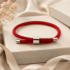 thumbnail image 3 of Pulsera hilo de la suerte protección unisex con caja Rojo, 3 of 3