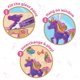 thumbnail image 3 of Suncatcher Kit Imagimake para decorar ventanas con forma de princesa y unicornio, 3 of 9