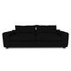 thumbnail image 1 of Sofá Briana 3 Cuerpos Chenille Tipo Lino Negro, 1 of 4