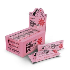 Pack 16 Chef Protein Whey Bar - Barritas De Proteína 60 Grs. Sabor Frutos Del Bosque