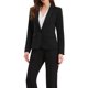 thumbnail image 4 of INSPIRE CHIC Blazers para Mujeres Regreso a Clases Atuendo de Maestra Casual de Negocios Un Botón al Frente Manga Larga Chaquetas de Traje de Oficina con Hombreras L Negro, 4 of 6