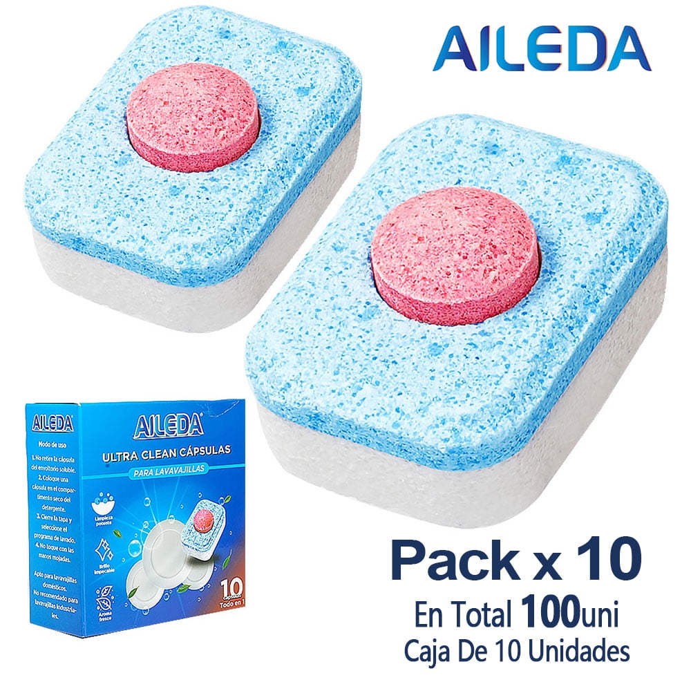 Aileda Ultraclean Cápsulas Para Lavavajillas 10 Tableta Caja （total 10 Cajas）