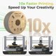 thumbnail image 2 of Filamento para impresora 3D Creality Hyper PLA gris de 2 kg, 2 of 7