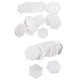 thumbnail image 4 of 200 piezas hexagonales en inglés PAPEL PIEZAS Plantillas acolchadas Craft 8mm 10mm, 4 of 5