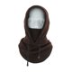 thumbnail image 4 of Adultos Polar Fleece Hood Snood Pasamonta?as Winter Warmer Ski Hat Bufanda Máscara Café, 4 of 5