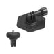 thumbnail image 2 of Soporte de Base adhesivos flexibles, accesorio de cabezal adaptador de 1/4 pulgadas, soporte de casco negro, abrazadera potente para cámaras deportiva, 2 of 5