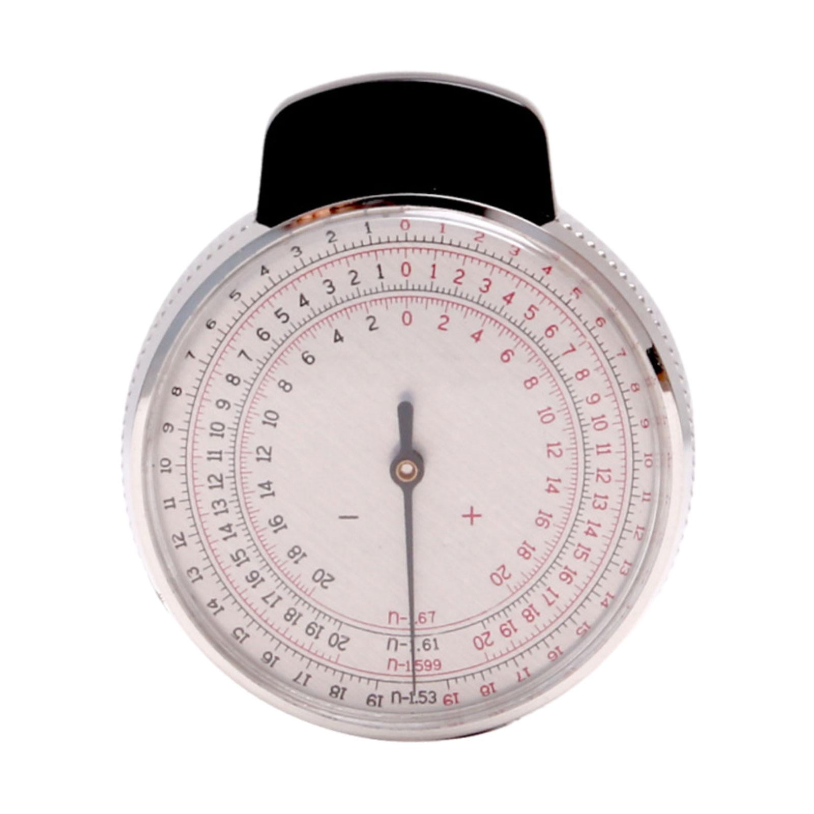 Magideal - Herramienta De Medición De Curvatura De Lente Para Medida De Lentes De Anteojos, Medición De Curvatura De Lente Óptica De Curva De Carcasa De Acero In