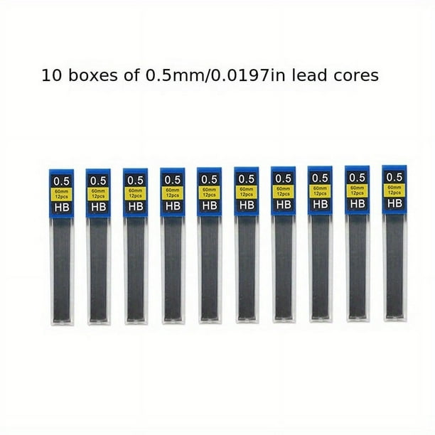 10pcs/lot 0.3mm-2.0mm Mechanical Pencil Lead Refill - Perfect for Art Drawing & Cute Stationery!