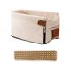 thumbnail image 1 of Asiento Elevador Para Automóvil Para Mascotas, Porta Perros, Asiento Para Automóvil, Canasta Con Alfombra De Verano, Beige, 1 of 5