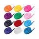 thumbnail image 1 of 12 pares de cordones de colores para zapatos planos, multipack de cordones para zapatillas, patines, botas deportivas, 1 of 5