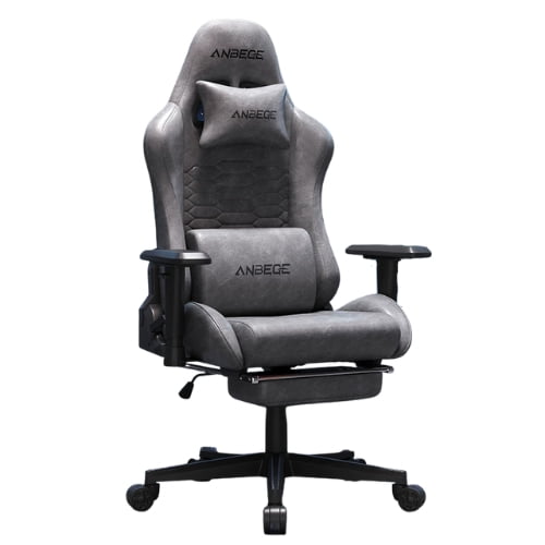 Crusec - Silla Gamer Ergonómica Con Reposapiés Reclinable Profesional