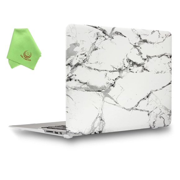 Funda UESWILL para MacBook Air de 13 pulgadas, blanco y gris