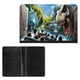 thumbnail image 2 of Parque Jurásico Porta Pasaporte y Cartera de Viaje Premium de Cuero PU, Funda de Pasaporte Bloqueo RFID con Ranuras para Tarjetas de Crédito, Estuche para Libro de Pasaporte para Familia 10cm × 15cm, 2 of 6