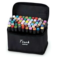 Myl Todo Para El Hogar - Rotuladores 60 Colores De Dibujo Artístico Doble Punta