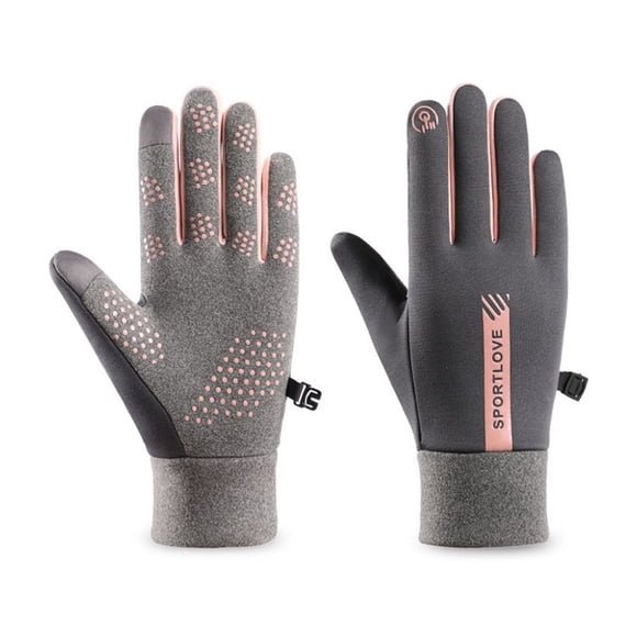 Guantes Impermeables Táctiles Termicos Para Invierno Gris