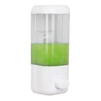 Genérico - Dispensador Jabón Líquido Gel Shampoo 500Ml Baño Cocina Ofic Blanco