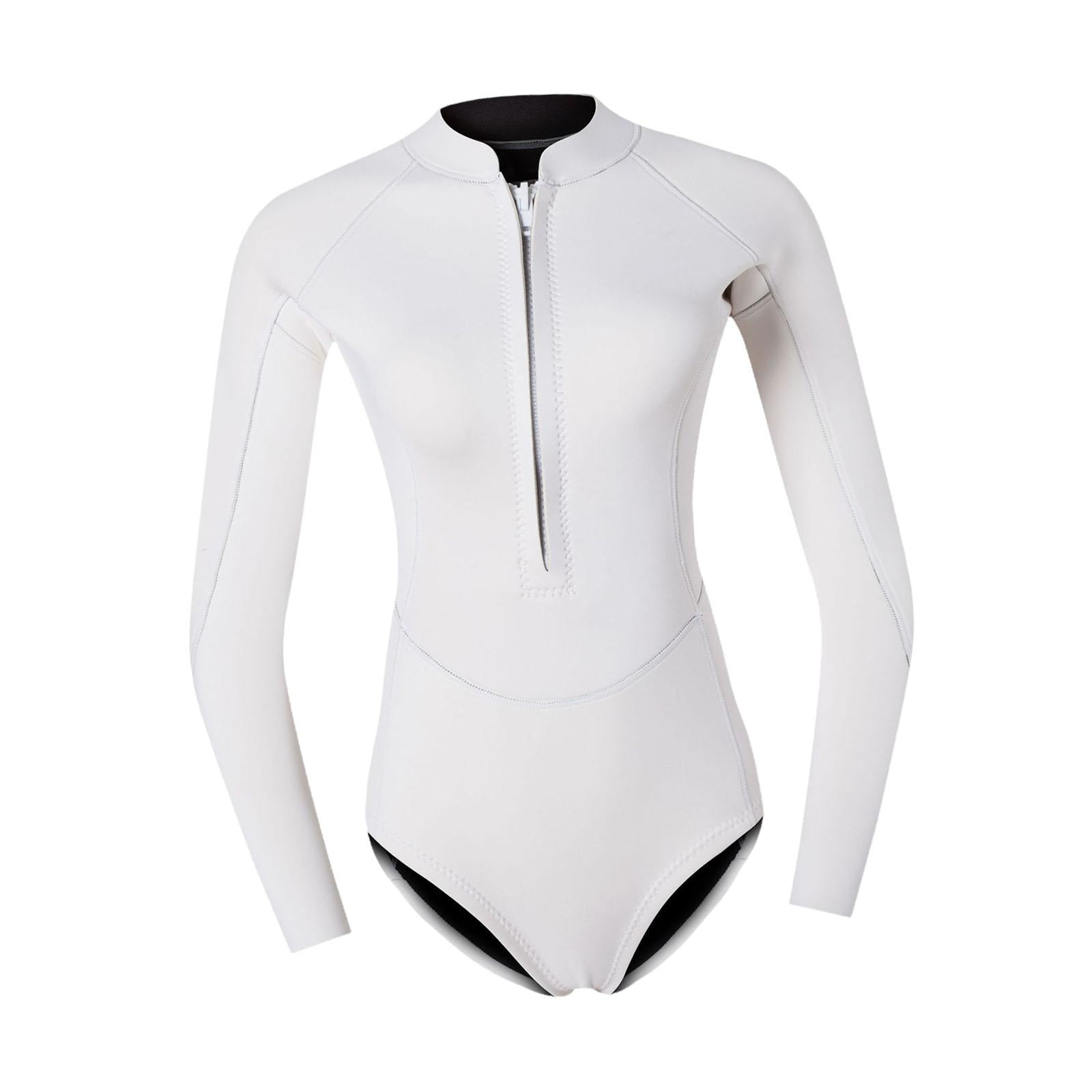Magideal - Traje De Neopreno Corto Para Mujer, Traje De Buceo De 2mm Para Mantener El Calor, Para Deportes Acuáticos Y Navegación M