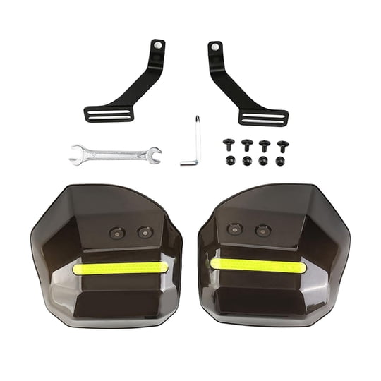 Magideal - 2x Protectores De Manos Para Motocicleta Protectores De Manillar Protectores De Manos Accesorios De Motocicleta Resistentes Protectores De Mango Unive
