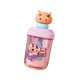 thumbnail image 1 of Botella De Agua Con Pajita Linda Bebida Té Taza De Agua Para Picnic Al Aire Libre Mujeres Púrpura, 1 of 3