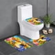 thumbnail image 1 of Winnie Pooh Juego de 3 alfombras de baño de coral fleece: tapete de baño + alfombra de inodoro en forma de U + funda de tapa de inodoro en forma de O, 1 of 6