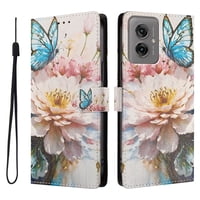 Foxdock Funda Tipo Cartera Para Motorola Moto G55 Con Soporte Y Correa – Diseño De Patrones Lindos