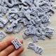 thumbnail image 3 of Parches de letras Zlettery 1,8 cm plateado 130 piezas, 3 of 6