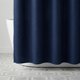 thumbnail image 2 of REGALWOVEN Cortina de Ducha Moderna de Tejido de Waffle con 12 Ganchos Impermeable para Baño Índigo 71"W x 71"L, 2 of 4