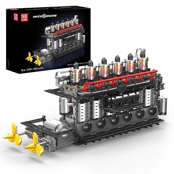Bloques de Construcción Mould King 10209 Kit de Motor de Portaaviones de 3222 Piezas