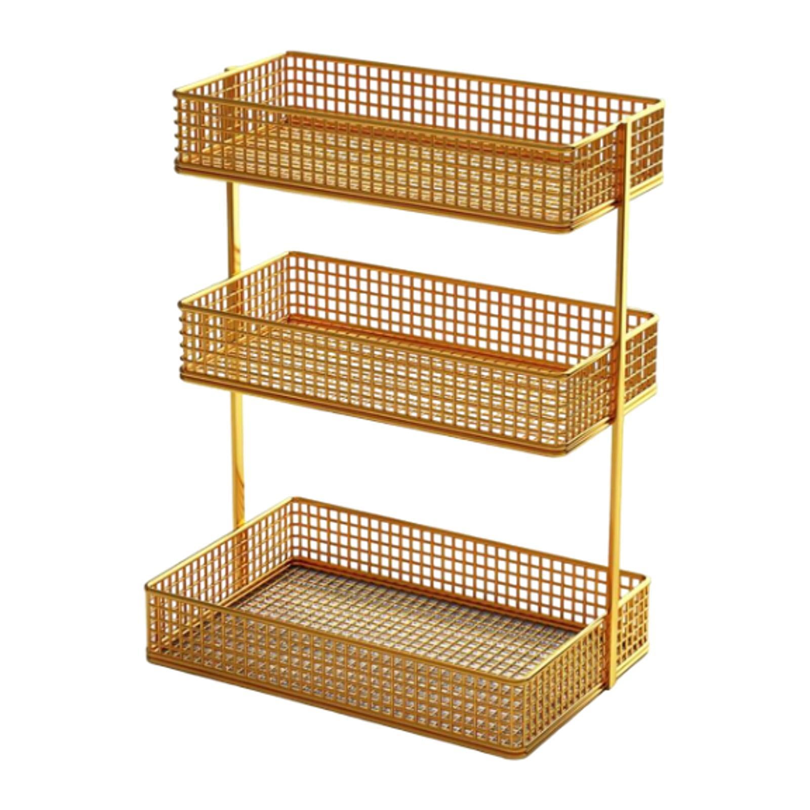 Bothyi - Cesta De Frutas De Varias Capas, Soporte De Cesta De Frutas De Hierro Para Verduras, Patatas Y Cebollas