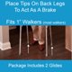 thumbnail image 5 of Walker Auto Glides Carex para personas mayores y adultos, ajuste universal, 5 of 6